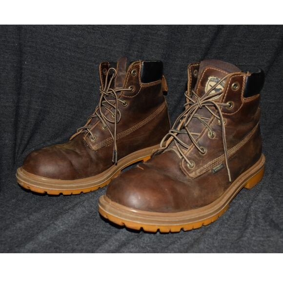 Irish Setter Men\'s 9 D Work Boots #83613 Waterproof Leather